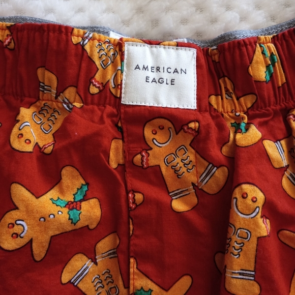 American Eagle Holiday Boxers Men's Sz M. 100% Cotton. - Picture 3 of 4